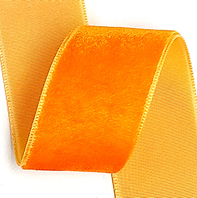 #05 orange ACE片面ベルベット 幅6/15/25㎜ 長さ9M