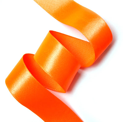 蛍光サテン orange 幅10/25㎜ 長さ22M