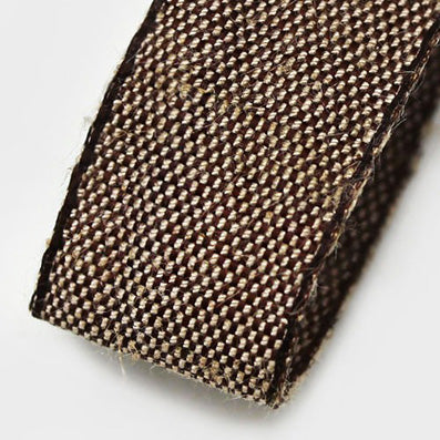 #847 deep brown カラーコットンリボン 幅16/25/38㎜ 長さ9M