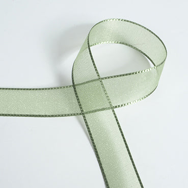 #12 苗色(なえいろ) パールオーガンジー 幅15/25/38mm 長さ45M