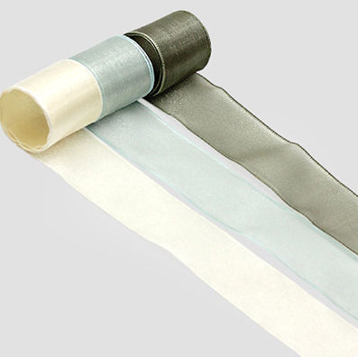 ソフトシルクロードリボン 7色 幅40mm 長さ9M