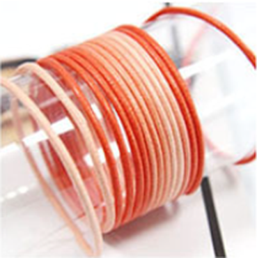 #09 orange グラデーション コットン ワックスコード 幅1/1.5/2㎜ 長さ90M