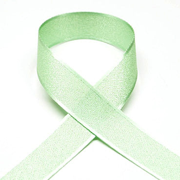 #18 ザラザラサテン Light green 幅15/25/40㎜ 長さ22M