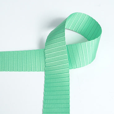 #13 light green 縦線グログラン 幅15/25/40㎜ 長さ22M