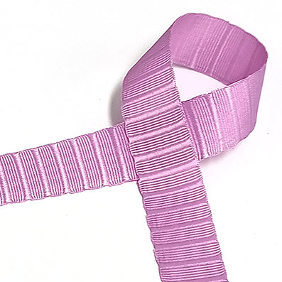 #26 purple pink 縦線グログラン 幅15㎜ 長さ22M