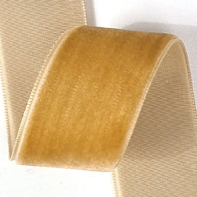 #08 dark beige ACE片面ベルベット 幅6/15/25㎜ 長さ9M