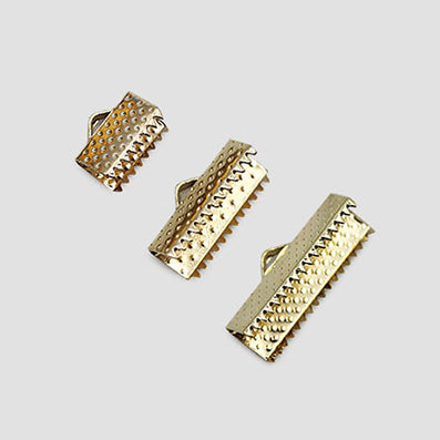 カン付きワニ口 gold 10/16/20㎜ 30個