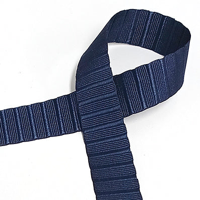 #23 navy 縦線グログラン 幅15㎜ 長さ22M