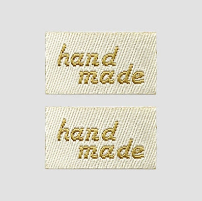 バターhandmadeラベル 22x12㎜ 10/30個