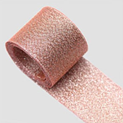 #02 coral T123メタルオーガンジー 幅38ｍｍ 長さ22M