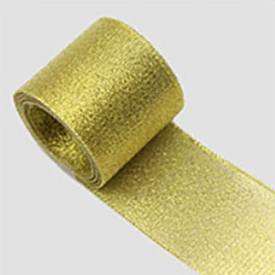 #06 gold T123メタルオーガンジー 幅38ｍｍ 長さ22M