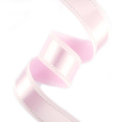 #06 pink サテン片面ステッチ 幅25㎜ 長さ14M