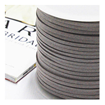 #23 light gray スエード調紐 (合皮) 幅3㎜ 長さ22/90M