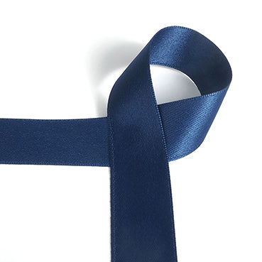 #08 dark blue Classic両面無光サテン 幅6~50㎜ 長さ27M