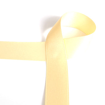 #14 light yellow Classic両面無光サテン 幅6~50㎜ 長さ27M