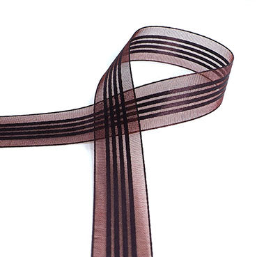 #14 吉岡染(よしおかぞめ) ４つラインオーガンジー 幅15/25/38ｍｍ 長さ45M