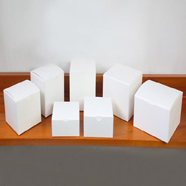 正方形紙ケース White 100個 サイズ3種