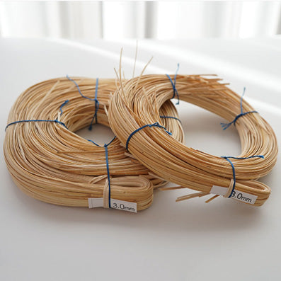 ラタン皮籐 生成り 幅3/4/5ｍｍ 250g