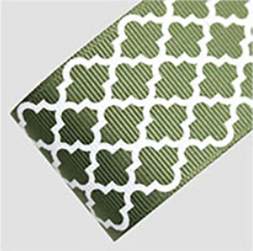 #570 moss モロッカン柄プリント 幅38㎜ 長さ22M