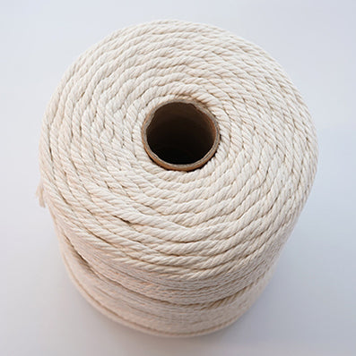 ナチュラル綿ロープ 太さ5㎜ 長さ200M