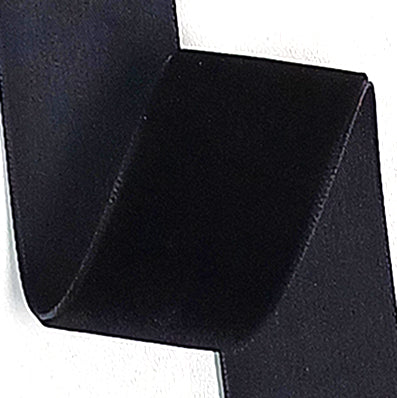 ＃16 black ACE片面ベルベット 幅6/15/25㎜ 長さ9M