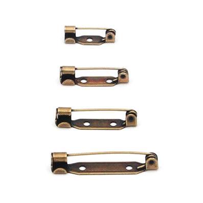 スティック型ブローチピン antique gold 長さ16/21/24/30㎜ 5個