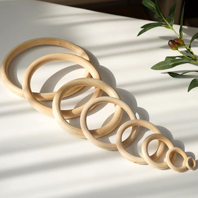 原木Woodring 外径サイズ2-18cm 8種 1個