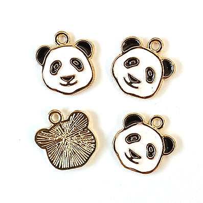 Pandaパーツ gold 13x13㎜ 5/50個