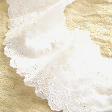 CT1004DD2 綿レース White 幅110㎜ 長さ2M