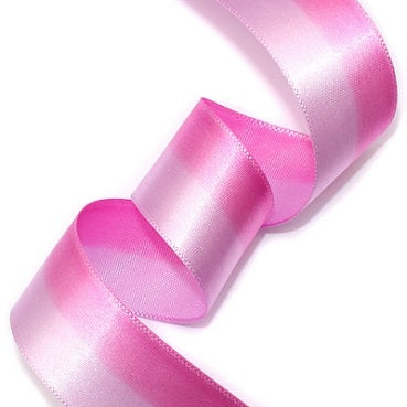 #04 violet&lavender 2色グラデーション 片面有光サテン 幅15/25㎜ 長さ22M