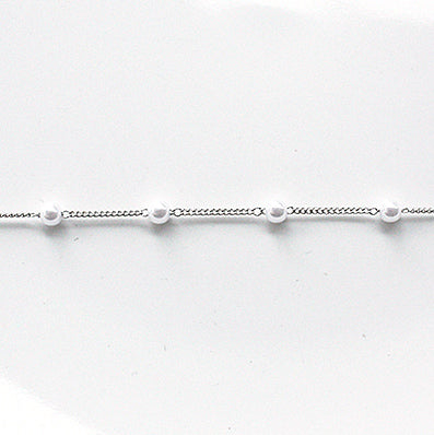 シルバースリムパールチェーン 長さ90cm