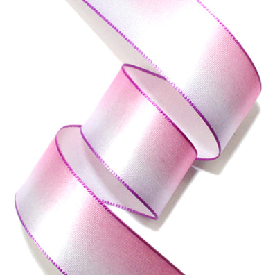 #03 light violet/pink ツートンラインサテン 幅15/25/40㎜ 長さ36M