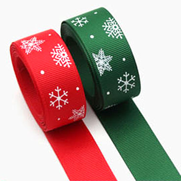 スノークリスタル Green/Red 幅16/22㎜ 長さ22M