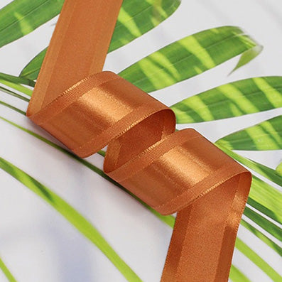 #24 copper サイドラインサテン 幅15/25/40㎜ 長さ45M
