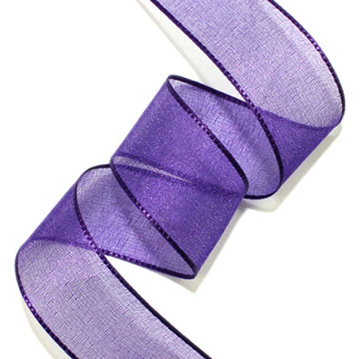 #27 grape パールオーガンジー 幅16/26/36ｍｍ 長さ27M