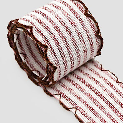 ストライプピーコートリボン 7色 幅25/40㎜ 長さ9M