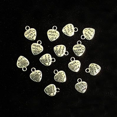 <made with LOVE> silver 9x12㎜ 20/100個