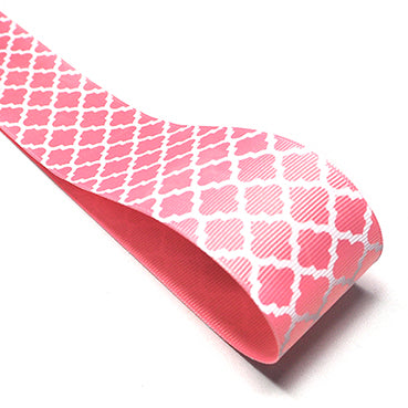 モロッカン柄プリント PINK 幅40㎜ 長さ22M