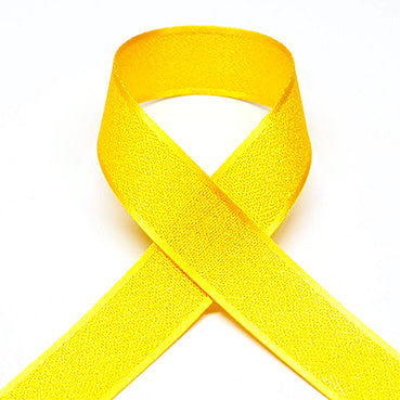 #06 ザラザラサテン Gold yellow 幅15/25/40㎜ 長さ22M