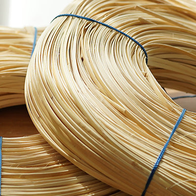 ラタン皮籐 生成り 幅3/4/5ｍｍ 250g