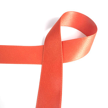 #04 red orange Classic両面無光サテン 幅6~50㎜ 長さ27M