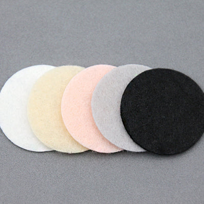 円形不織布 5色 直径20~50㎜ 20/200個