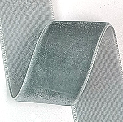 ＃10 gray ACE片面ベルベット 幅6/15/25㎜ 長さ9M