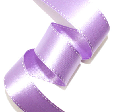 #15 violet サテン両面ステッチ 幅15/25/40㎜ 長さ45M