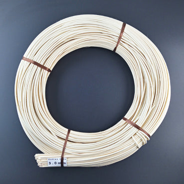 ラタン(籐) 丸芯 生成り 3ｍｍ 250g