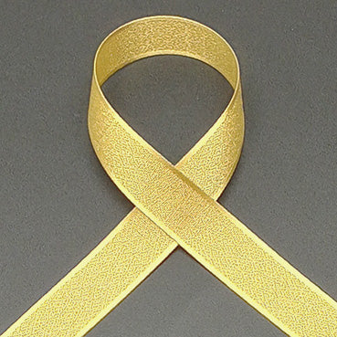 #07 ザラザラサテン Gold 幅15/25/40㎜ 長さ22M