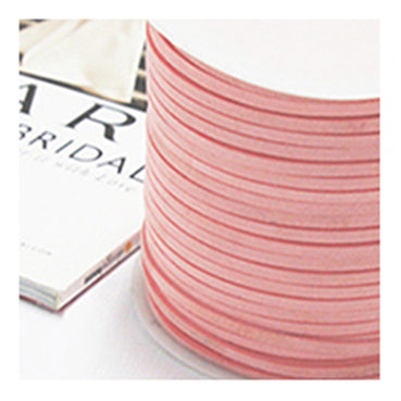 #01 light pink スエード調紐 (合皮) 幅3㎜ 長さ22/90M