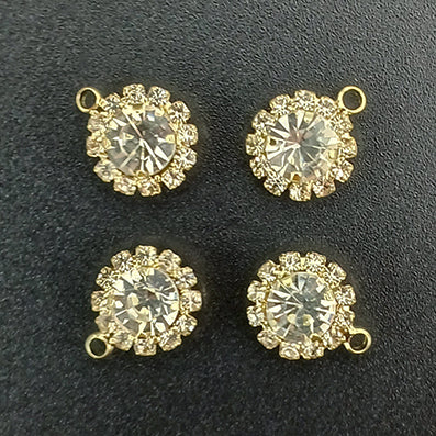 ヒマワリキュービックパーツ gold 11x9㎜ 10/50個