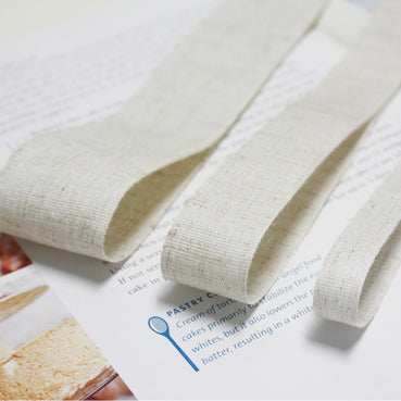 リネンリボン 幅10/15/20/25/40㎜ 長さ45/90M