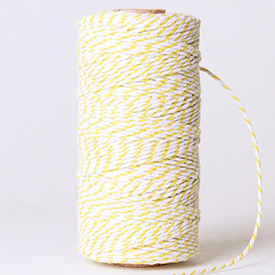 #29 yellow コットントワインコード 幅1.5mm 長さ90M